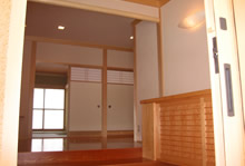 金沢市の乾工務店施工例　木造住宅1